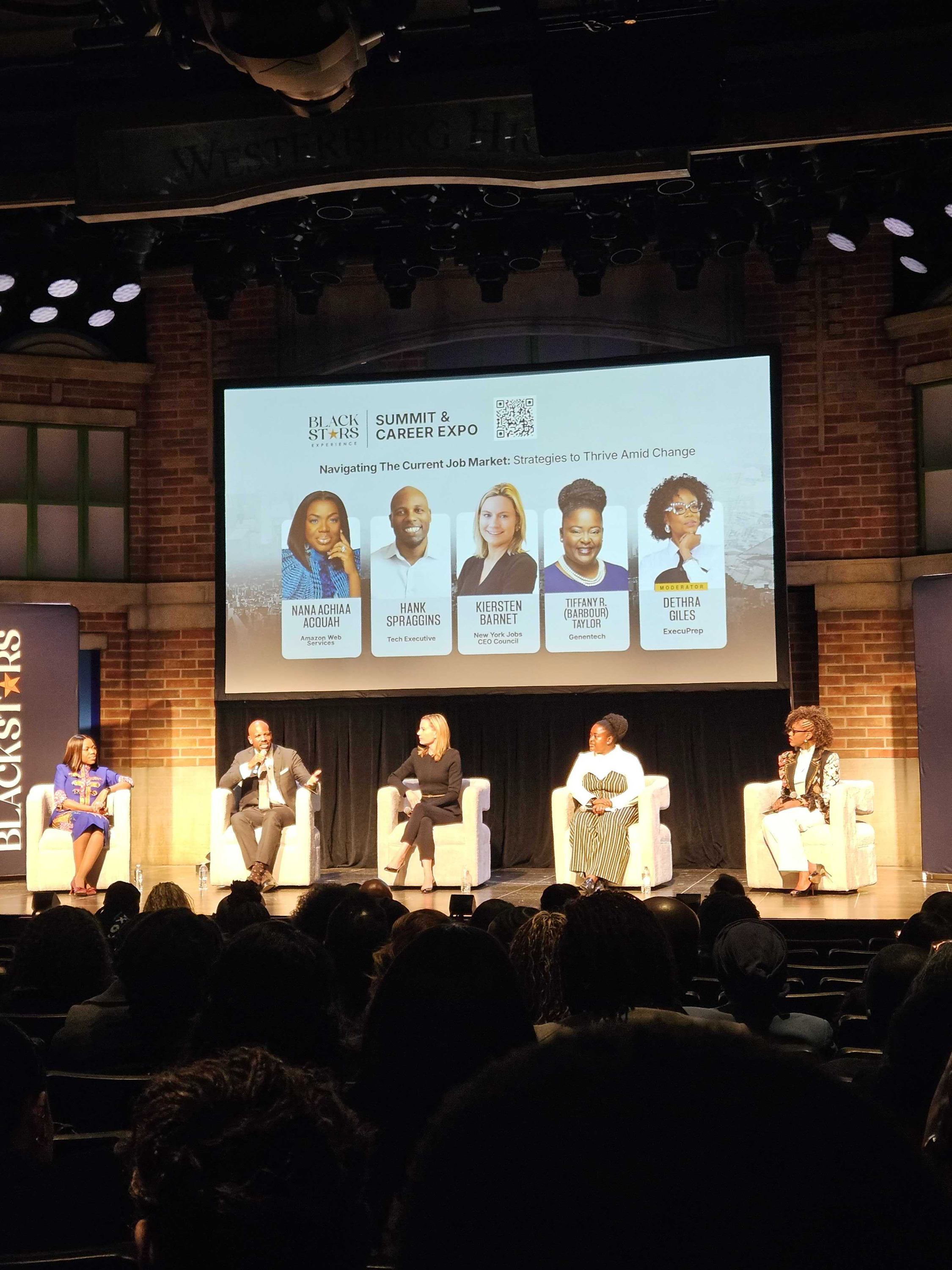 Black Stars Summit & Career Expo panel stage